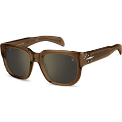 David Beckham DB7146S FMP Ανδρικά Γυαλιά Ηλίου Τετράγωνα Κοκάλινα Καφέ με Καφέ Φακό