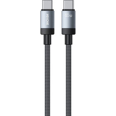 Wekome WDC-124 Braided USB-C to USB-C 65W 1m Black