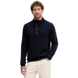 Barbour Ανδρικό Πουλόβερ με Κουμπιά Γαλάζιο MKN058