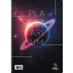 Salko Planetarium Σπιράλ Τετράδιο Ριγέ B5 60 Φύλλων 2 Θεμάτων Διάφορα Σχέδια 4802