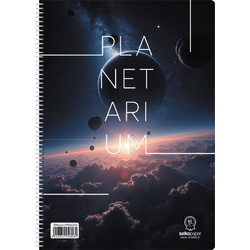 Salko Planetarium Σπιράλ Τετράδιο Ριγέ A4 60 Φύλλων 2 Θεμάτων Διάφορα Σχέδια 4807