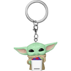 Funko Pocket Pop! Keychain Star Wars Grogu with Popcorn
