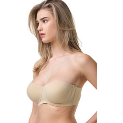Spiman Σουτιέν Strapless με Ελαφριά Ενίσχυση με Μπανέλα Μπεζ 391