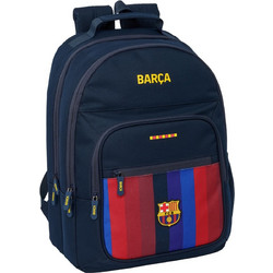 Safta Barcelona Σχολική Τσάντα Πλάτης Δημοτικού Navy Μπλε 612629560