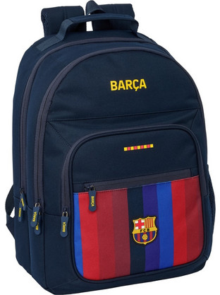 Safta Barcelona Σχολική Τσάντα Πλάτης Δημοτικού Navy Μπλε 612629560