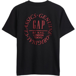 Gap Παιδικό T-Shirt Κοντομάνικο Μαύρο Κόκκινο 901540000