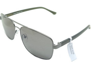 Harrison HA4305 FM04 Ανδρικά Γυαλιά Ηλίου Aviator Μεταλλικά Μαύρα με Μαύρο Φακό