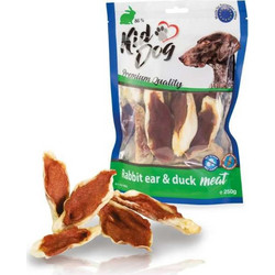 Kid Dog Rabbit Ear & Duck Meat 250gr