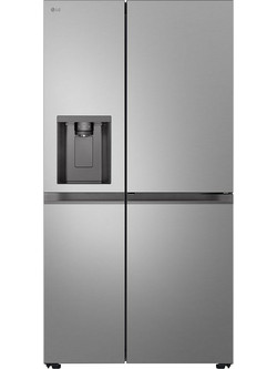 LG InstaView GSJC41PYPE Ψυγείο Ντουλάπα 641lt Full No Frost Υ179xΠ91.3xΒ73.5cm Inox