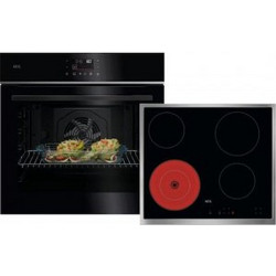 AEG Φούρνος Ηλεκτρικός Άνω Πάγκου 72lt 57.6cm TU5PB43APB με Κεραμικές Εστίες ORS64A00XB