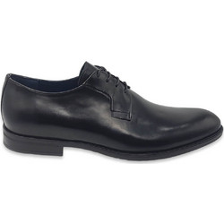 Damiani Ανδρικά Σκαρπίνια Derby Δερμάτινα Μαύρα 1500