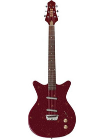 Danelectro Golden 1950's Ηλεκτρική Κιθάρα Double Cut με Μαγνήτες SS & Ταστιέρα Rosewood Maroon