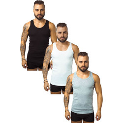 Onurel Αμάνικα Ανδρικά Φανελάκια Βαμβακερά Σετ 3Pack W14651