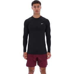 Reebok Identity Train Long Sleeve Muscle Ανδρικό Αθλητικό T-Shirt Μαύρο 100241825