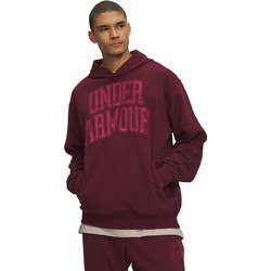 Under Armour Rival LW Graphic Ανδρικό Αθλητικό Φούτερ με Κουκούλα Μπορντό 6014686-625