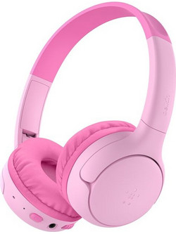 Belkin Soundform Mini 2 Ενσύρματα & Ασύρματα Bluetooth Ακουστικά Over Ear Ροζ