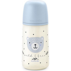 Suavinex Sx Pro Dreams Μπιμπερό με Θηλή Σιλικόνης 3+ Μηνών Light Blue 270ml