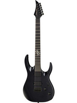 Solar Guitars A2.6C Ηλεκτρική Κιθάρα ST Style με Μαγνήτες HH & Ταστιέρα Ebony Carbon Black Matte