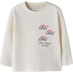Name It Παιδικό T-Shirt Μακρυμάνικο Μπεζ 13258359
