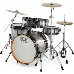 Drumcraft Series 4 Standard Platinum Burst Sparkle Bundle