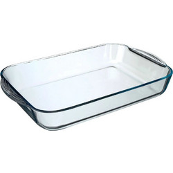 Borcam Πυρίμαχο Γυάλινο Ταψί Ορθογώνιο 40x25cm 59124