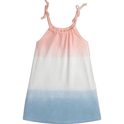 Dpam Three Tie-Dye Παιδικό Φόρεμα Σομόν Γαλάζιο ZAPLAROB4