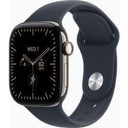 Apple Watch Series 12 Cellular 46mm Titanium Natural Navy Blue