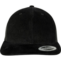 Flexfit Ανδρικό Καπέλο Jockey με Δίχτυ Snapback Υφασμάτινο Μαύρο 6606CT-00007