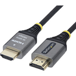 StarTech Καλώδιο HDMI 2.0 Braided HDMI Male to HDMI Male 0.5m Black HDMI2-FLEX-4K60-50C