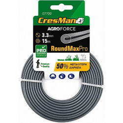 Cresman Roundmax Pro Μεσινέζα Στρογγυλή 2.7mm x 15m