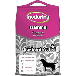Inodorina Carboni Attivi Επιδαπέδιες Πάνες Σκύλου με Ενεργό Άνθρακα 60x60cm 10τμχ