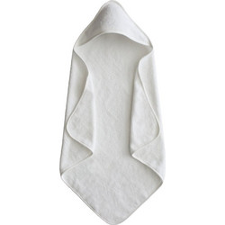 Mushie Βρεφικό Μπουρνούζι Κάπα Λευκό 77.5x77.5cm