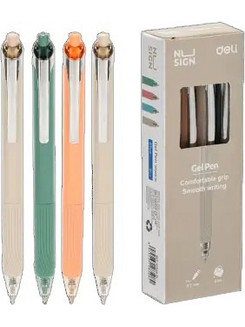 Deli Nusign Σετ Στυλό Gel 0.7mm Μπλε 8τμχ 231.285044