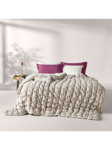 Kentia Κουβερτοπάπλωμα Υπέρδιπλο Microfiber 220x240 Marshmallow 12