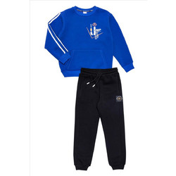 Sprint Παιδικό Σετ Φόρμας Royal Blue Μαύρο 262-3016-303