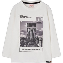 Boboli Παιδικό T-Shirt Μακρυμάνικο Μπεζ 624035-1111
