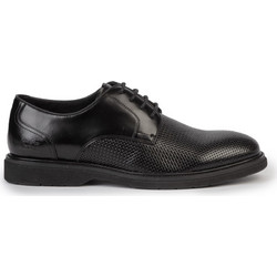Versace 19V69 Ανδρικά Σκαρπίνια Derby Δερμάτινα Μαύρα YO-S660E02