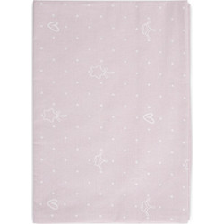 Lorelli Βρεφικό Σεντόνι Κούνιας Βαμβακερό 100x150 Little Bear Pink
