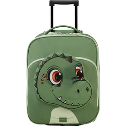 Samsonite Sammies Dino Rex 160184-6563 Βαλίτσα Καμπίνας 45x36x19cm με 2 Ρόδες Πράσινη