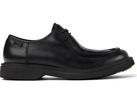 Camper Norman Ανδρικά Μοκασίνια Boat Shoes Δερμάτινα Μαύρα K100999-001