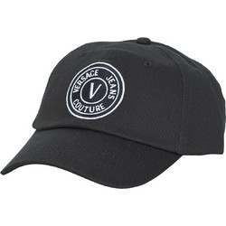 Versace Ανδρικό Καπέλο Jockey Υφασμάτινο Μαύρο YAZK26-ZG168-L01