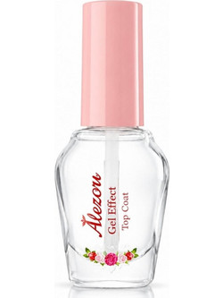 Alezori Gel Effect Top Coat Top Coat Gloss Βερνίκι Νυχιών 15ml