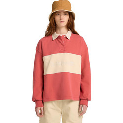 Timberland Γυναικεία Μπλούζα Polo Μακρυμάνικη Κοραλί TB0A43RQ872L