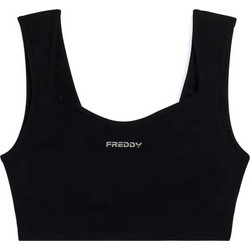 Freddy Αθλητικό Μπουστάκι με Μέτρια Στήριξη Μαύρο F25WSMB2-N