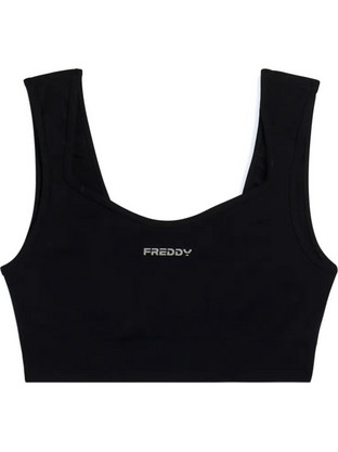 Freddy Αθλητικό Μπουστάκι με Μέτρια Στήριξη Μαύρο F25WSMB2-N
