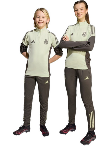 Adidas Real Madrid Trio 25 Παιδικό Παντελόνι Φόρμας Χακί JP3985