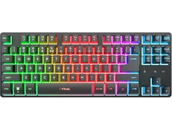 Trust GXT-831 Thado Ασύρματο Gaming Πληκτρολόγιο TenKeyLess RGB Black