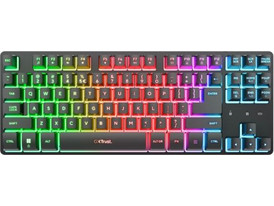 Trust GXT-831 Thado Ασύρματο Gaming Πληκτρολόγιο TenKeyLess RGB Black