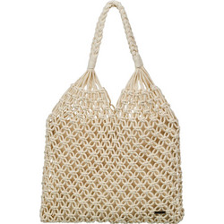 Billabong Πλεκτή Τσάντα Θαλάσσης Ώμου Μπεζ 34x27cm EBJBP00111-WCP