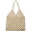 Billabong Πλεκτή Τσάντα Θαλάσσης Ώμου Μπεζ 34x27cm EBJBP00111-WCP
